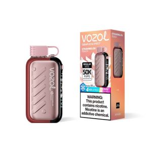 Vozol Gear Ice & Sweet 50k Strawmelon Peach Disposable فراوله بطيخ خوخ ساقع