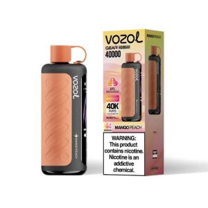 vozol gear hookah 40k disposable mango peach