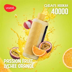 vozol gear hookah 40k disposable passion fruit lychee orange