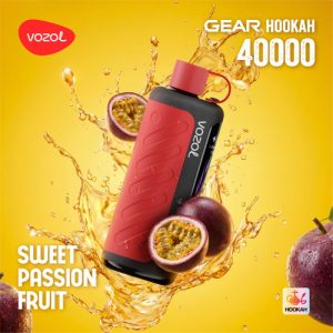 vozol gear hookah 40k disposable sweet passion fruit