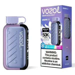 Vozol Gear Ice & Sweet 50k Grape Ice Disposable عنب ساقع