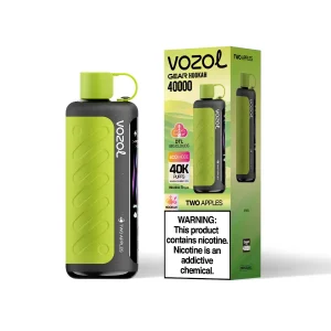 vozol gear hookah 40k disposable two apples
