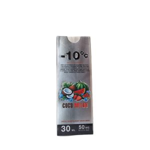 -10c salt nicotine 50mg 30ml coco melon