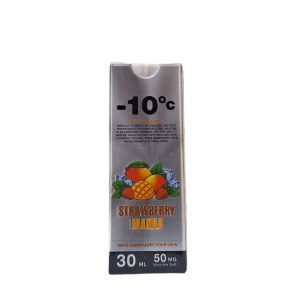 -10c salt nicotine 50mg 30ml strawberry mango