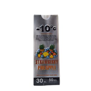 -10c salt nicotine 50mg 30ml strawberry pineapple