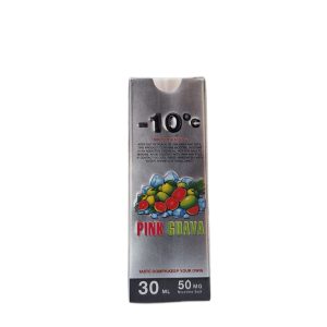 -10c salt nicotine 50mg 30ml pink guava